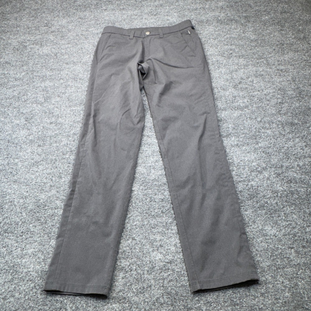 Lululemon Commission Pants Slim Fit Mens 28 Gray Ventlight Chino Golf Athleisure